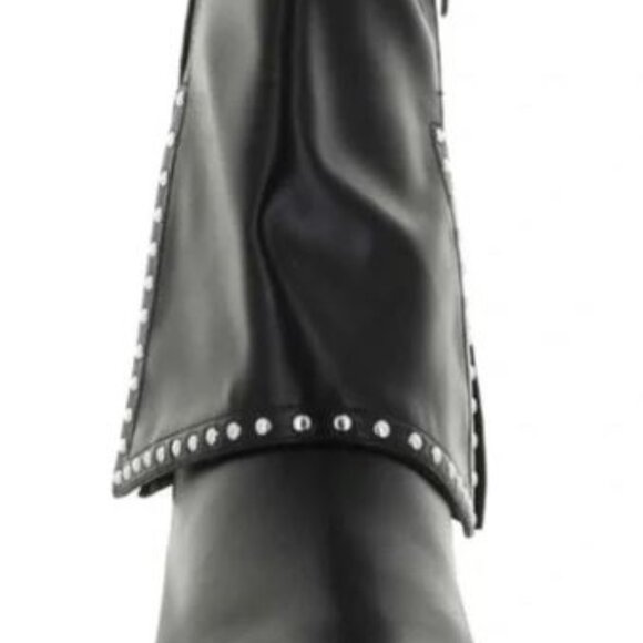 Brand new 🖤Womens The Farm Black Studded Pointed Toe Ankle Flap - Picture 4 of 5